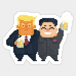 Trump & Kim BFFs Sticker